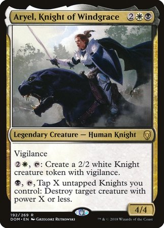 Aryel, Knight of Windgrace [Dominaria] | North Game Den