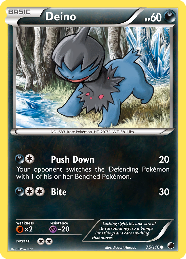 Deino (75/116) [Black & White: Plasma Freeze] | North Game Den