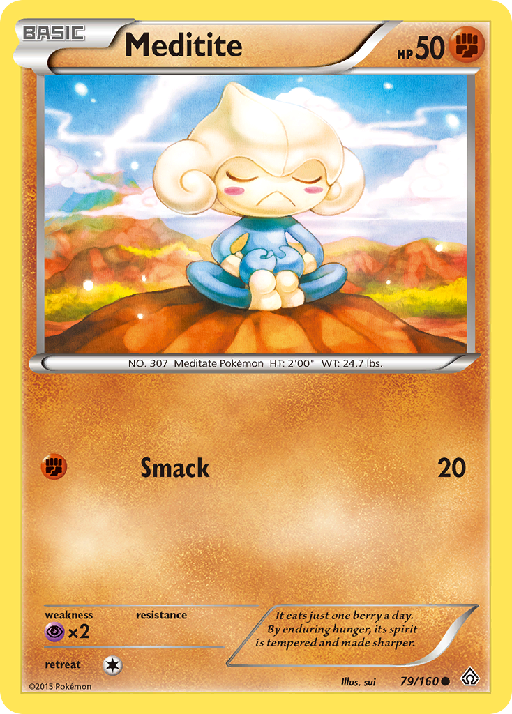 Meditite (79/160) [XY: Primal Clash] | North Game Den