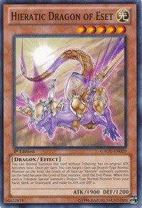 Hieratic Dragon of Eset [GAOV-EN020] Common | North Game Den