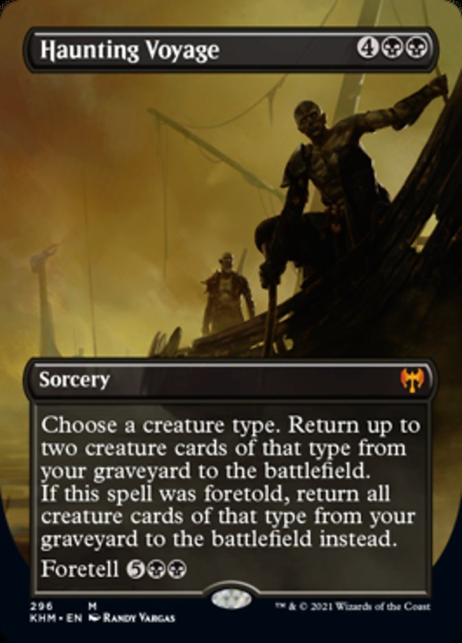 Haunting Voyage (Borderless Alternate Art) [Kaldheim] | North Game Den