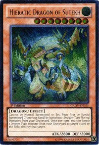 Hieratic Dragon of Sutekh (UTR) [GAOV-EN025] Ultimate Rare | North Game Den