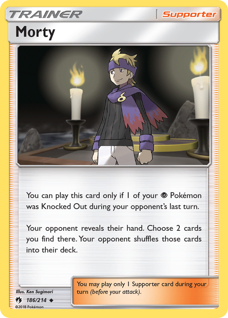 Morty (186/214) [Sun & Moon: Lost Thunder] | North Game Den