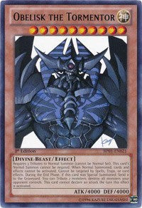 Obelisk the Tormentor [BP01-EN021] Rare | North Game Den