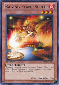 Raging Flame Sprite [BP01-EN136] Common | North Game Den