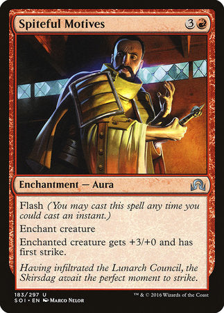 Spiteful Motives [Shadows over Innistrad] | North Game Den