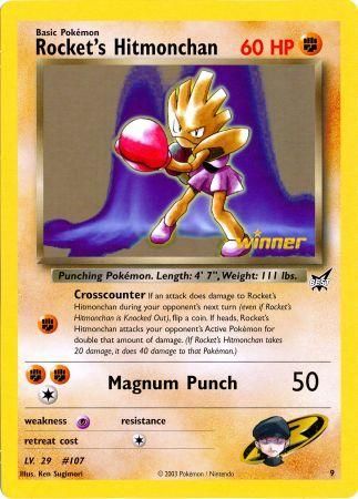 Rocket's Hitmonchan (9) (Jumbo Card) [Best of Promos] | North Game Den