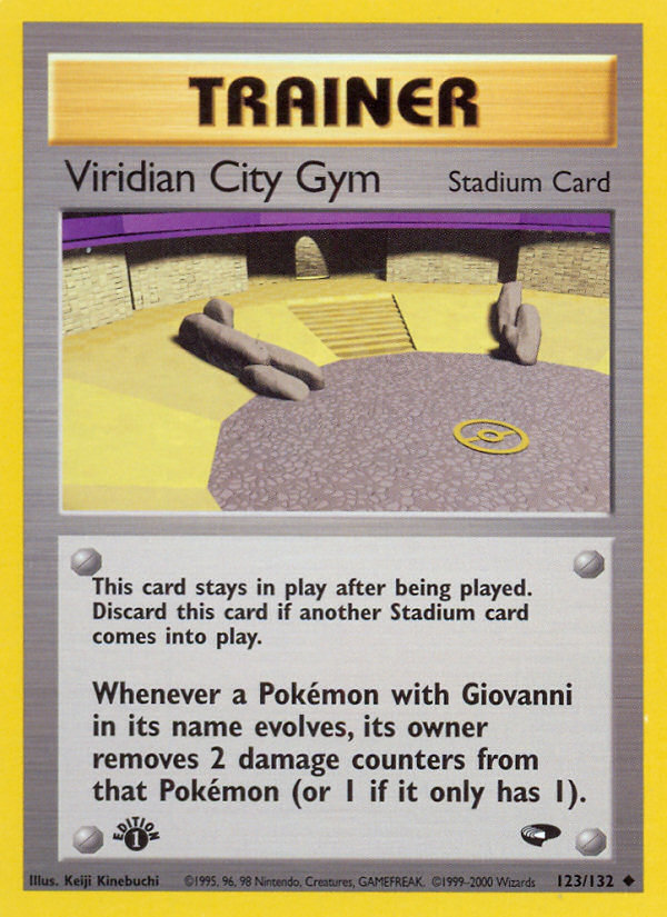 Viridian City Gym (123/132) [Gym Challenge 1st Edition] | North Game Den