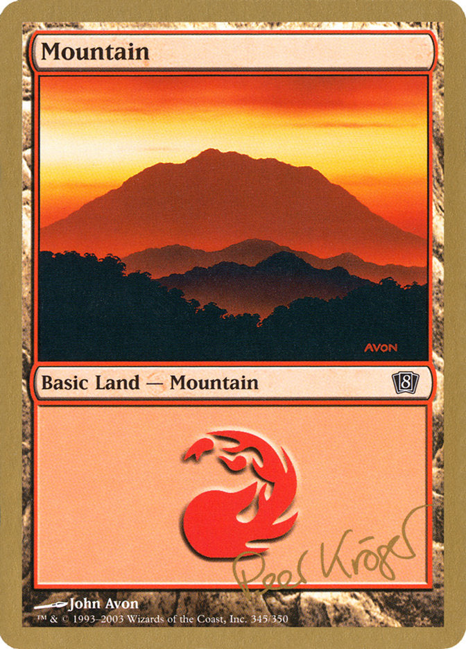 Mountain (pk345) (Peer Kroger) [World Championship Decks 2003] | North Game Den