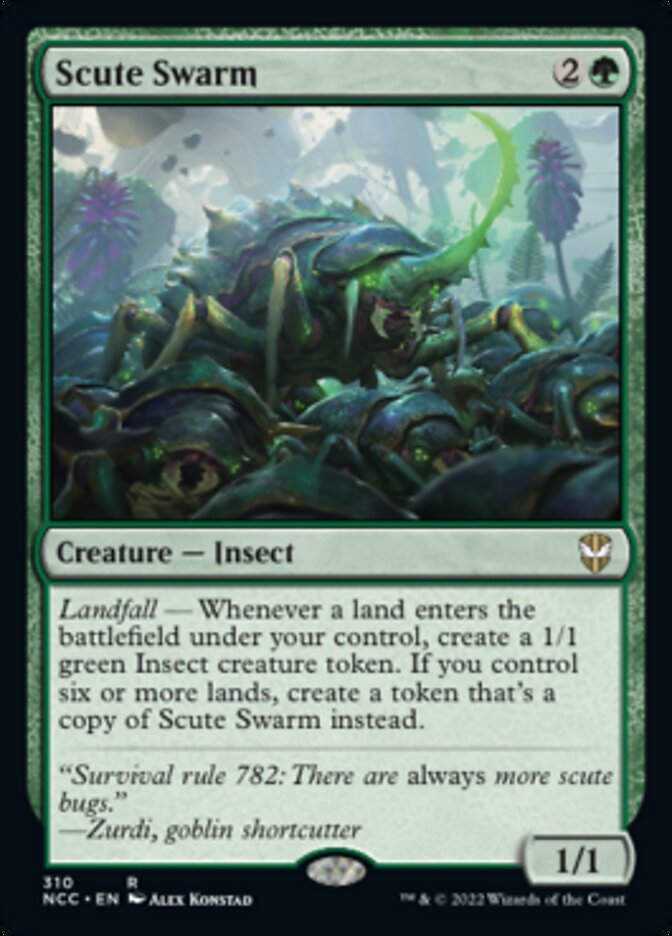 Scute Swarm [Streets of New Capenna Commander] | North Game Den