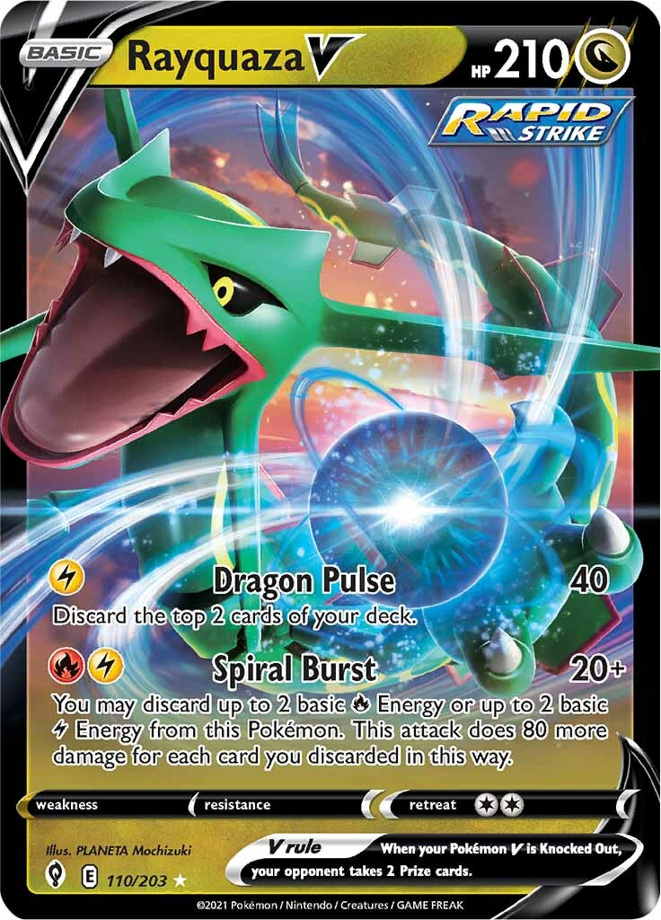 Rayquaza V (110/203) [Sword & Shield: Evolving Skies] | North Game Den