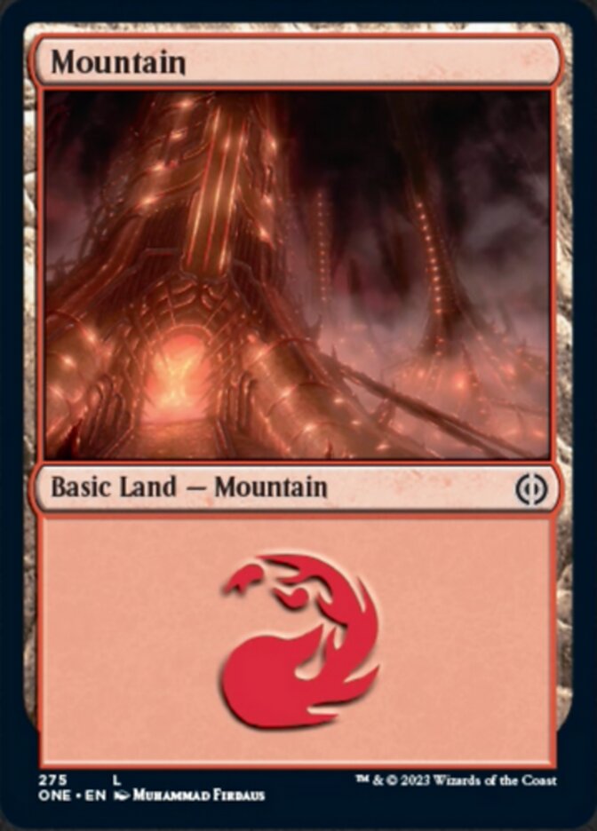 Mountain (275) [Phyrexia: All Will Be One] | North Game Den