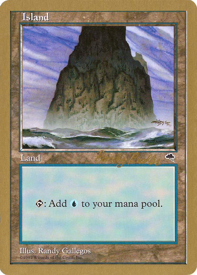 Island (rb337) (Randy Buehler) [World Championship Decks 1998] | North Game Den