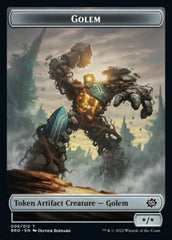 Powerstone // Golem Double-Sided Token [The Brothers' War Tokens] | North Game Den