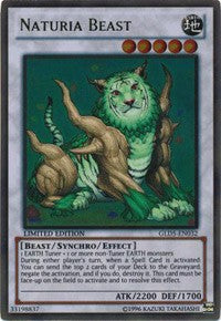 Naturia Beast [GLD5-EN032] Gold Rare | North Game Den