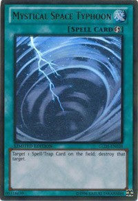 Mystical Space Typhoon [GLD5-EN038] Ghost/Gold Rare | North Game Den