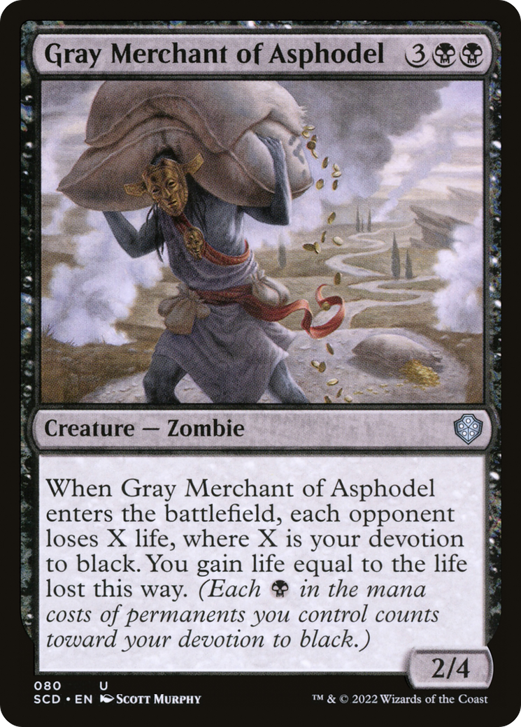 Gray Merchant of Asphodel [Starter Commander Decks] | North Game Den
