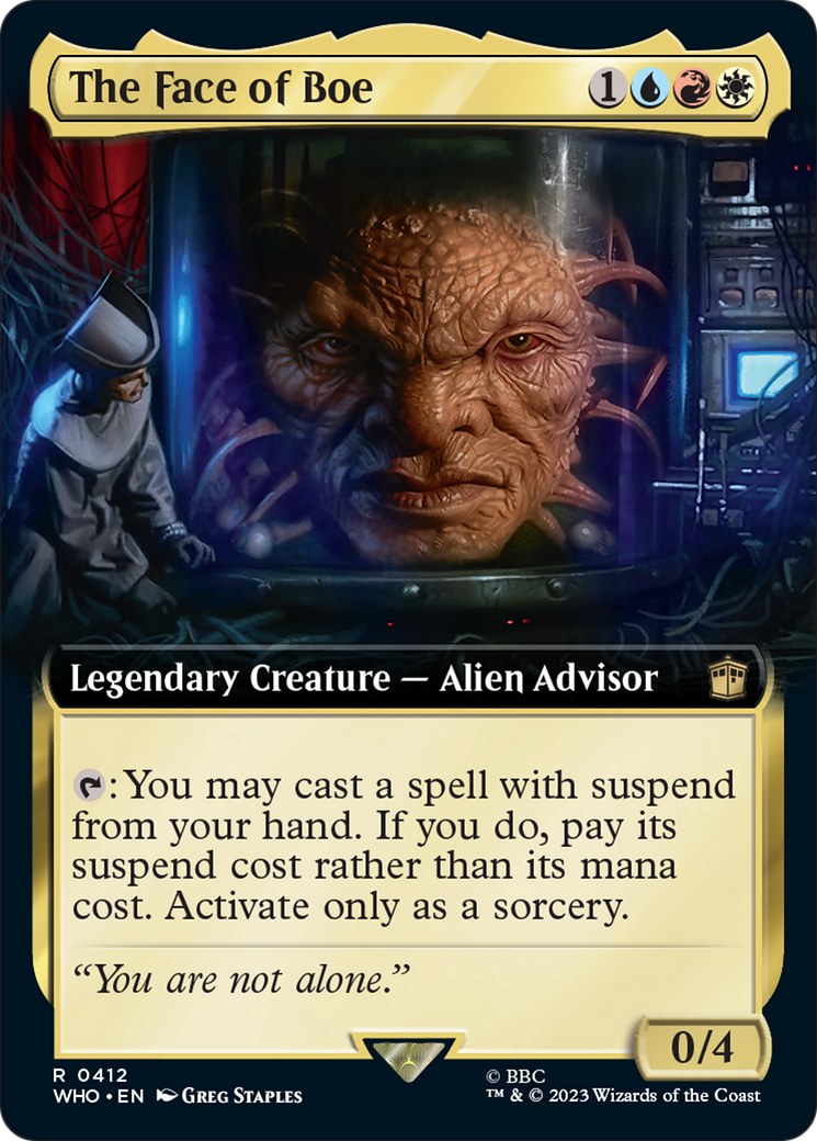 The Face of Boe (Extended Art) [Doctor Who] | North Game Den