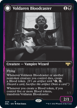 Voldaren Bloodcaster // Bloodbat Summoner [Innistrad: Double Feature] | North Game Den
