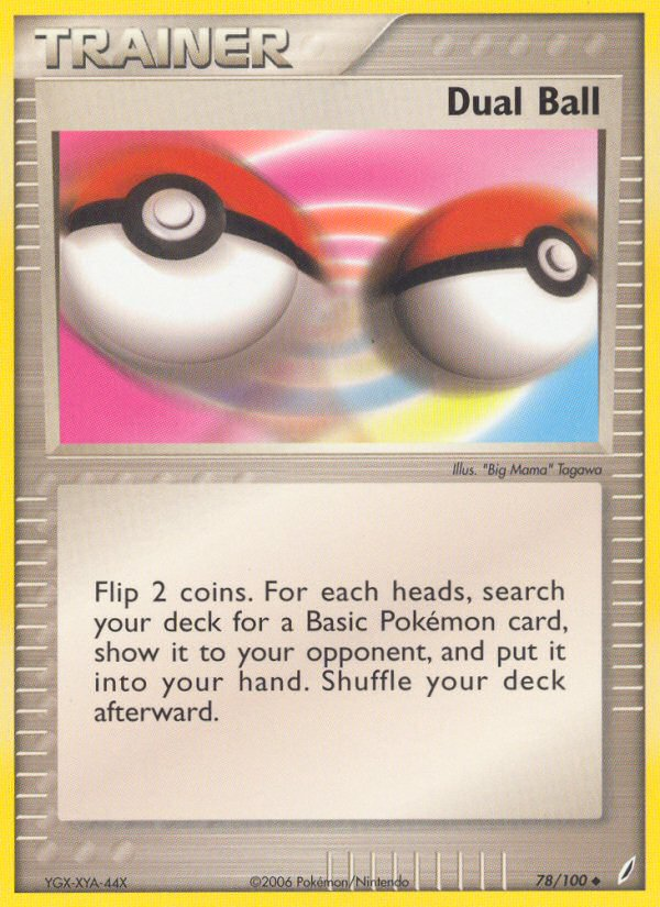 Dual Ball (78/100) [EX: Crystal Guardians] | North Game Den