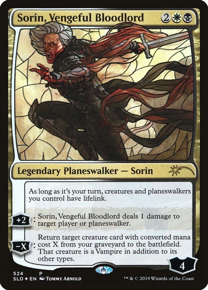 Sorin, Vengeful Bloodlord (Stained Glass) [Secret Lair Drop Promos] | North Game Den