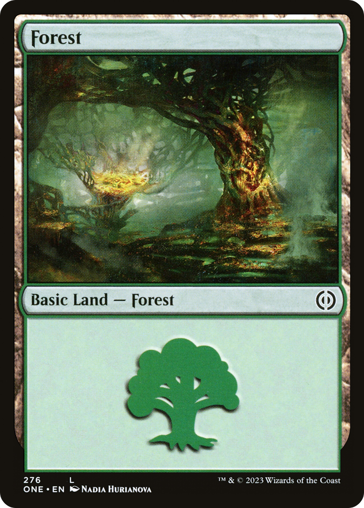 Forest (276) [Phyrexia: All Will Be One] | North Game Den