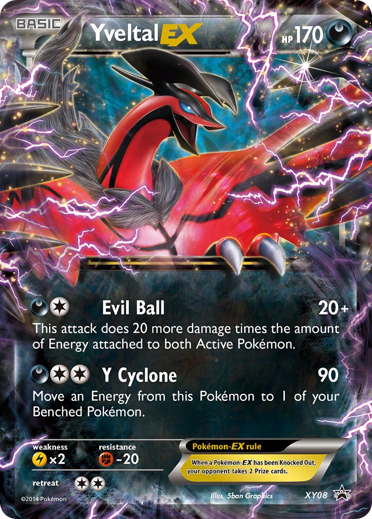 Yveltal EX (XY08) [XY: Black Star Promos] | North Game Den