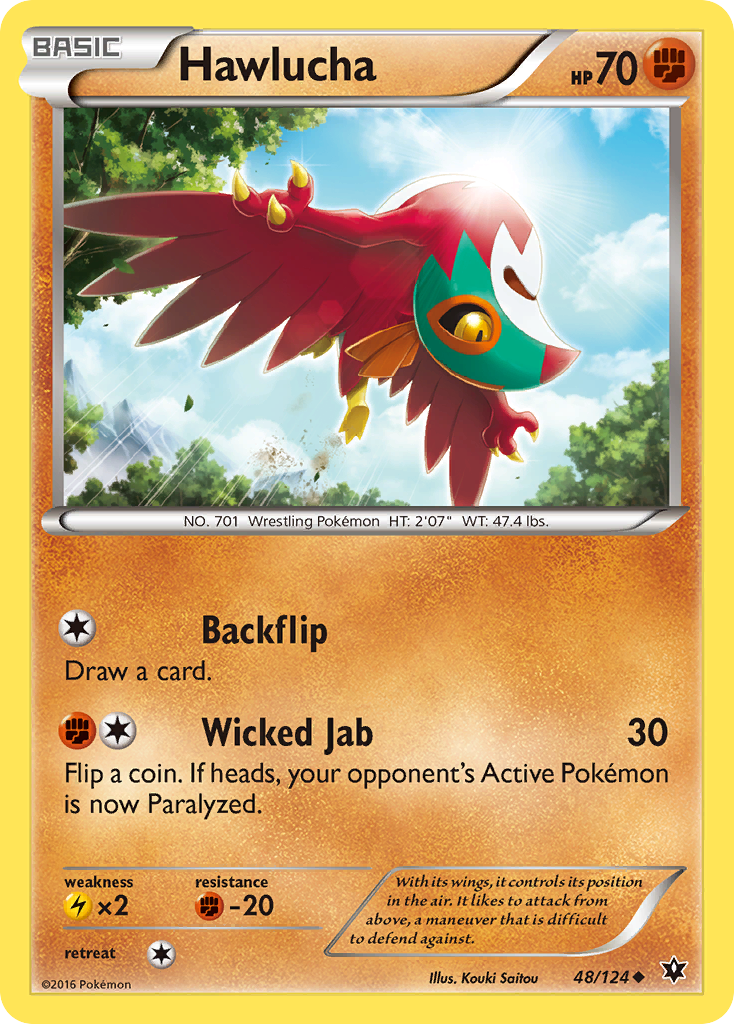 Hawlucha (48/124) [XY: Fates Collide] | North Game Den