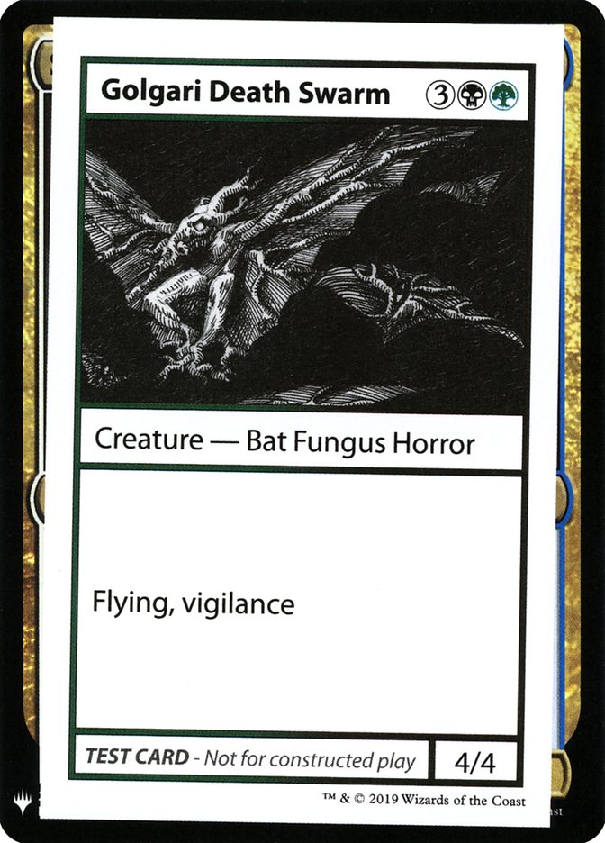 Golgari Death Swarm [Mystery Booster Playtest Cards] | North Game Den