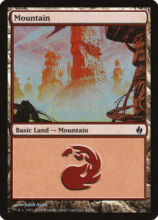Mountain (31) [Premium Deck Series: Fire and Lightning] | North Game Den