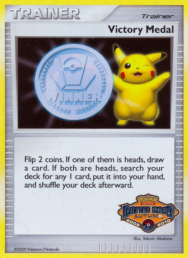 Victory Medal (2009-2010) (Battle Road Autumn) [League & Championship Cards] | North Game Den
