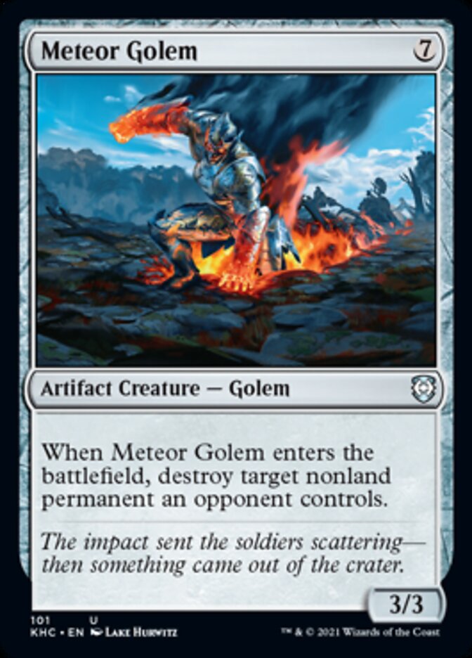 Meteor Golem [Kaldheim Commander] | North Game Den