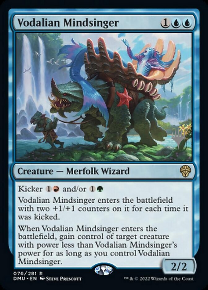 Vodalian Mindsinger (Promo Pack) [Dominaria United Promos] | North Game Den