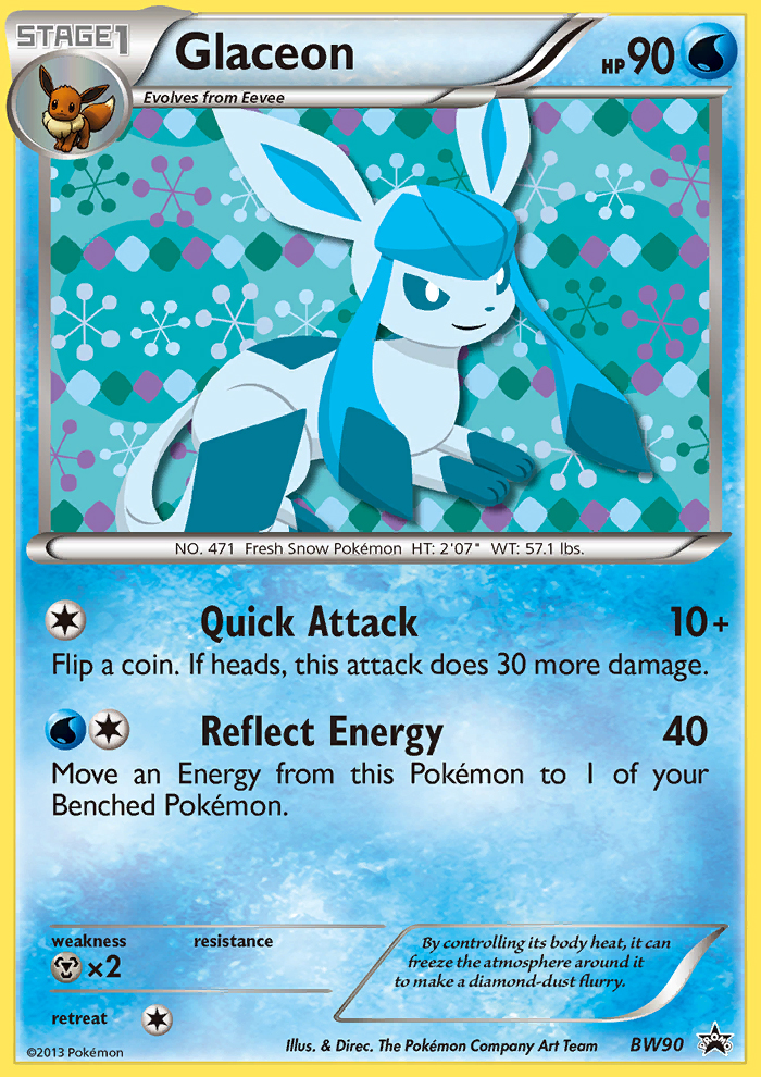 Glaceon (BW90) [Black & White: Black Star Promos] | North Game Den