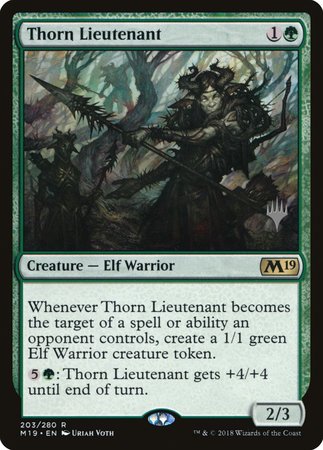 Thorn Lieutenant [Core Set 2019 Promos] | North Game Den