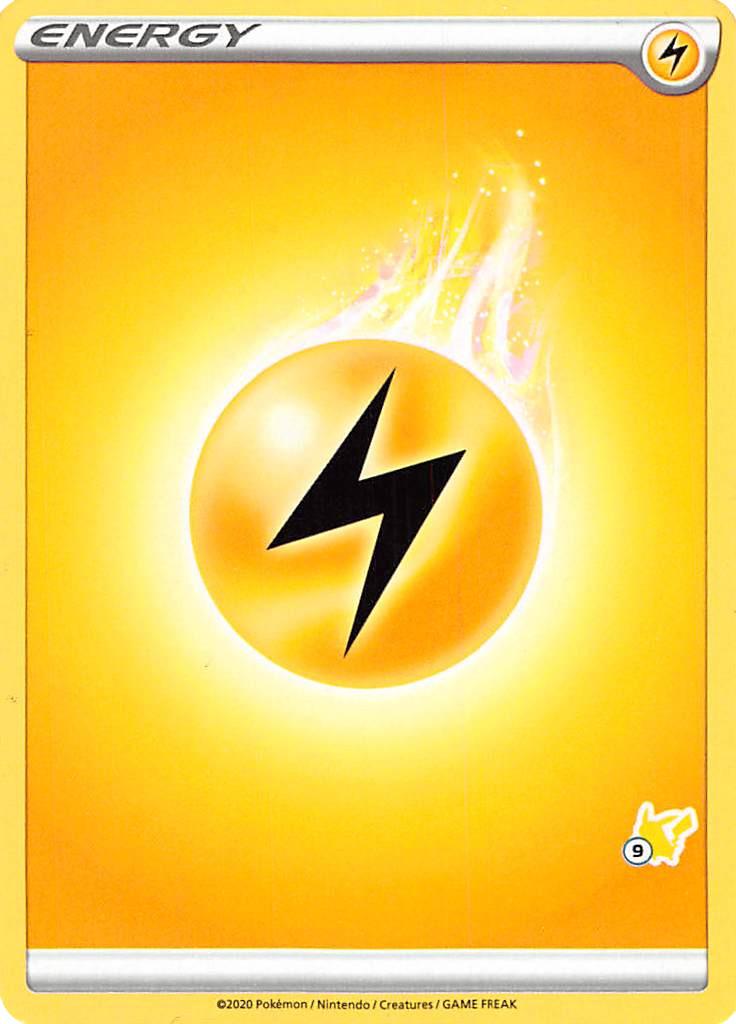 Lightning Energy (Pikachu Stamp #9) [Battle Academy 2022] | North Game Den
