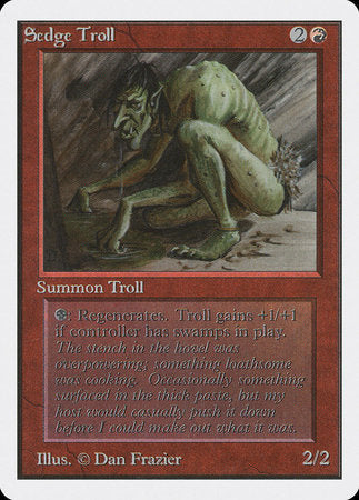 Sedge Troll [Unlimited Edition] | North Game Den