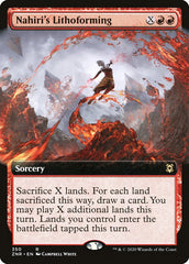 Nahiri's Lithoforming (Extended Art) [Zendikar Rising] | North Game Den