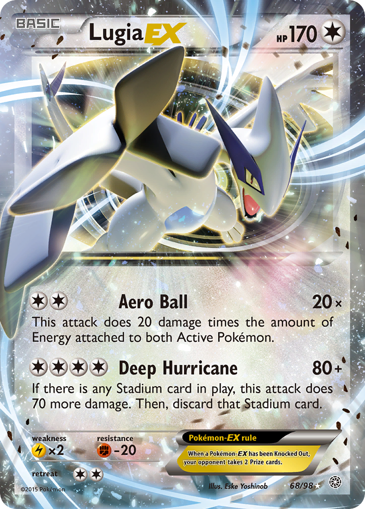 Lugia EX (68/98) [XY: Ancient Origins] | North Game Den