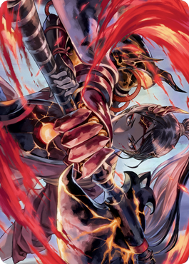 Risona, Asari Commander Art Card [Kamigawa: Neon Dynasty Art Series] | North Game Den