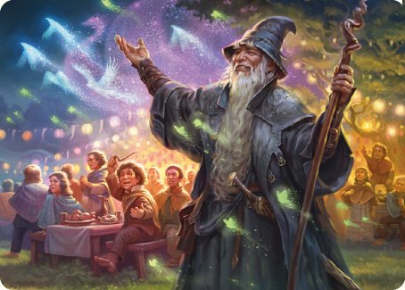 Gandalf, Friend of the Shire Art Card [The Lord of the Rings: Tales of Middle-earth Art Series] | North Game Den
