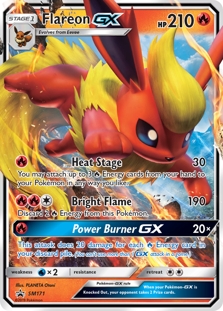 Flareon GX (SM171) [Sun & Moon: Black Star Promos] | North Game Den