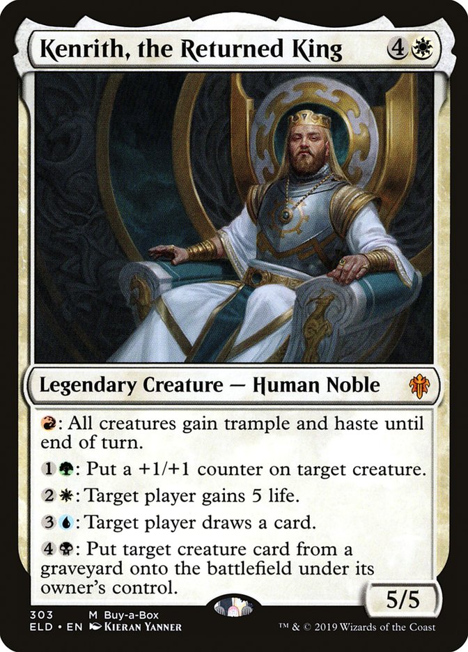 Kenrith, the Returned King (Buy-A-Box) [Throne of Eldraine Promos] | North Game Den