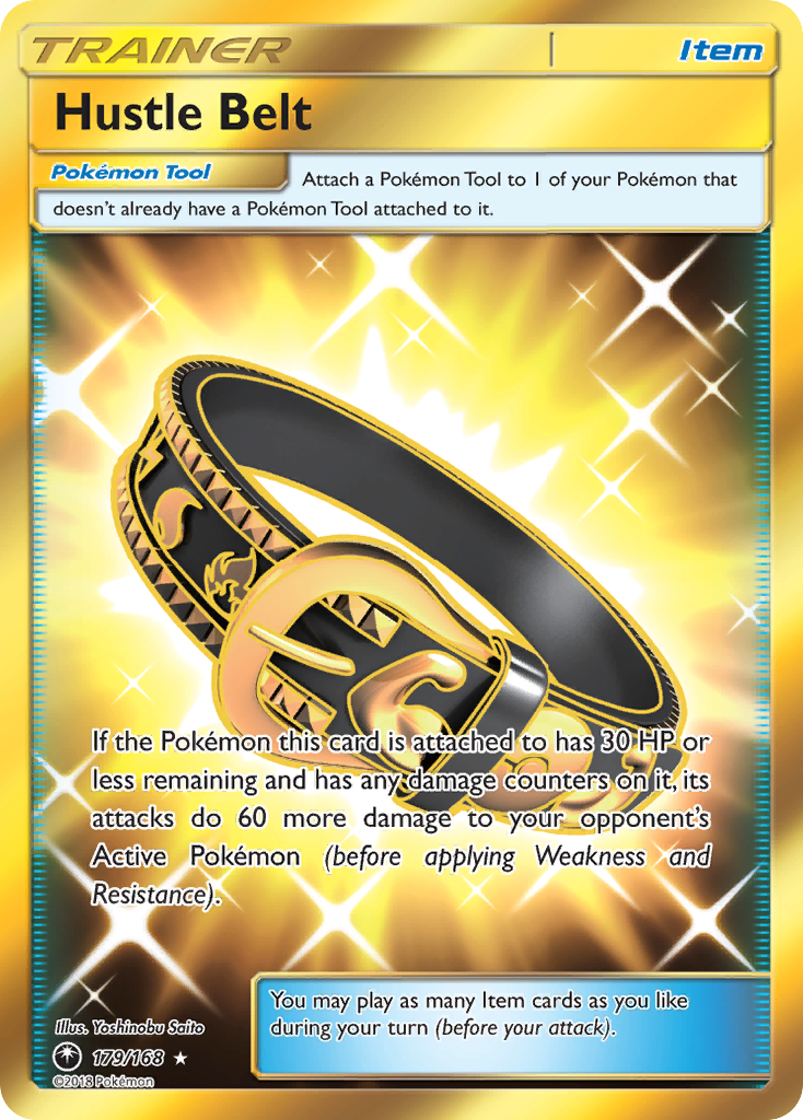 Hustle Belt (179/168) [Sun & Moon: Celestial Storm] | North Game Den