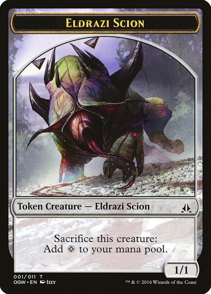 Eldrazi Scion (001/011) [Oath of the Gatewatch Tokens] | North Game Den