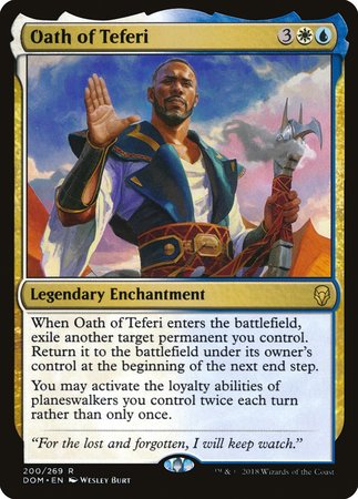 Oath of Teferi [Dominaria] | North Game Den