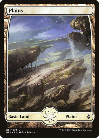 Plains (251) - Full Art [Battle for Zendikar] | North Game Den