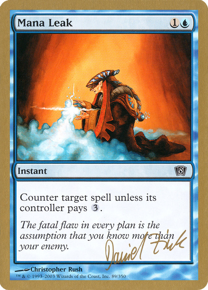 Mana Leak (Daniel Zink) [World Championship Decks 2003] | North Game Den