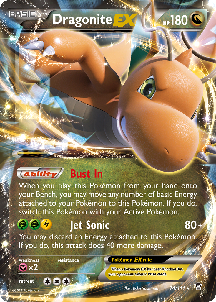 Dragonite EX (74/111) [XY: Furious Fists] | North Game Den
