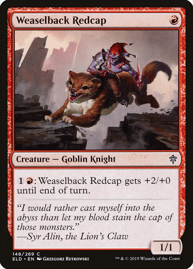 Weaselback Redcap [Throne of Eldraine] | North Game Den